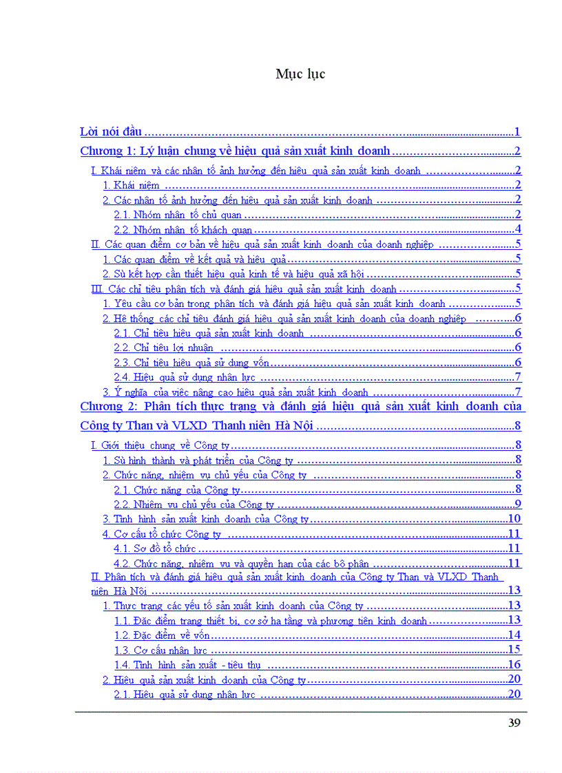 image for page Một số biện pháp nhằm nâng cao hiệu quả sản xuất kinh doanh của Công ty Than và VLXD Thanh niên Hà Nội