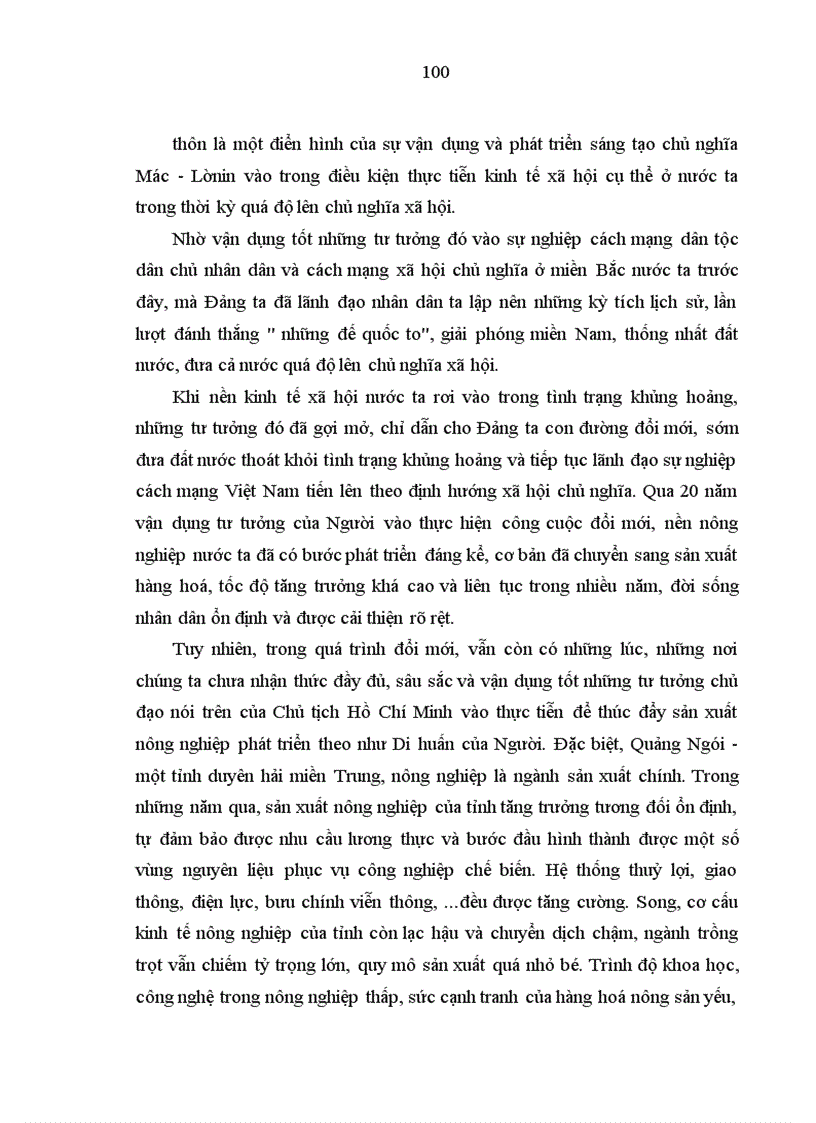 image for page Vận dụng tư tưởng của Chủ tịch Hồ Chí Minh về phát triển nông nghiệp ở tỉnh Quảng Ngãi