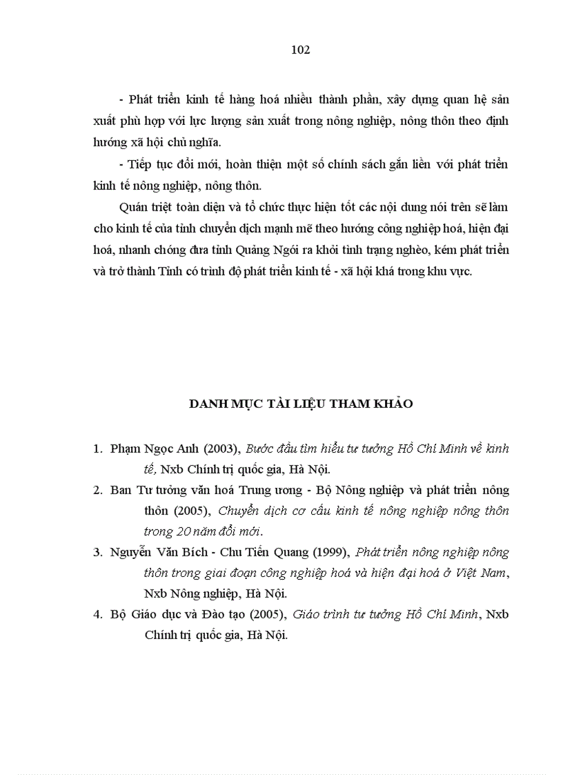 image for page Vận dụng tư tưởng của Chủ tịch Hồ Chí Minh về phát triển nông nghiệp ở tỉnh Quảng Ngãi