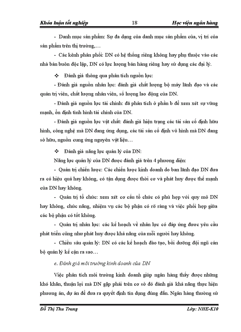 image for page Giải pháp nâng cao chất lượng phân tích tín dụng đối với doanh nghiệp vay vốn tại NHNo PTNT Chi nhánh Thăng Long 1