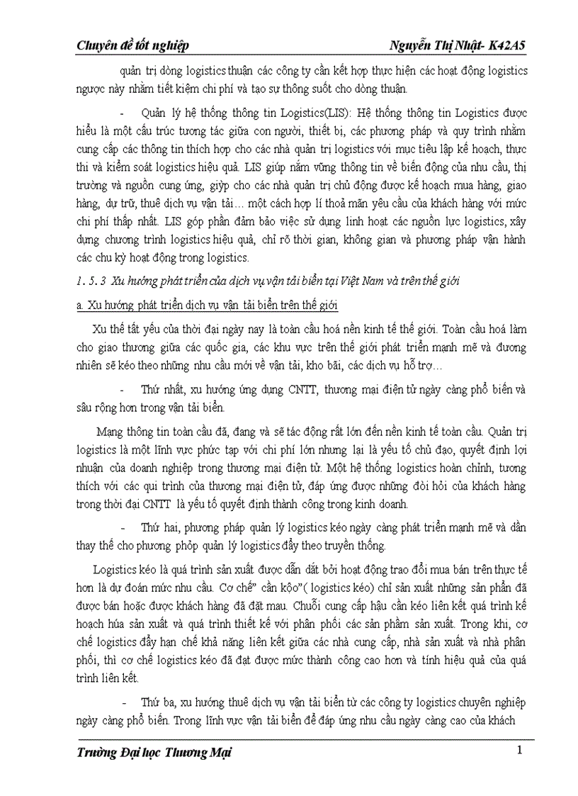 image for page Nâng cao năng lực cạnh tranh cung ứng dịch vụ logistics của công ty TNHH Vận tải biển Ngôi sao xanh