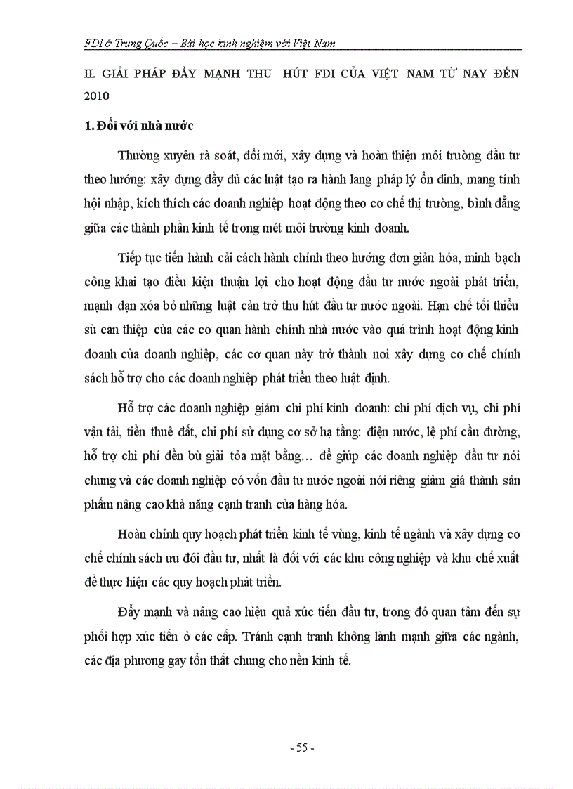 image for page FDI ở Trung Quốc Bài học kinh nghiệm với Việt Nam