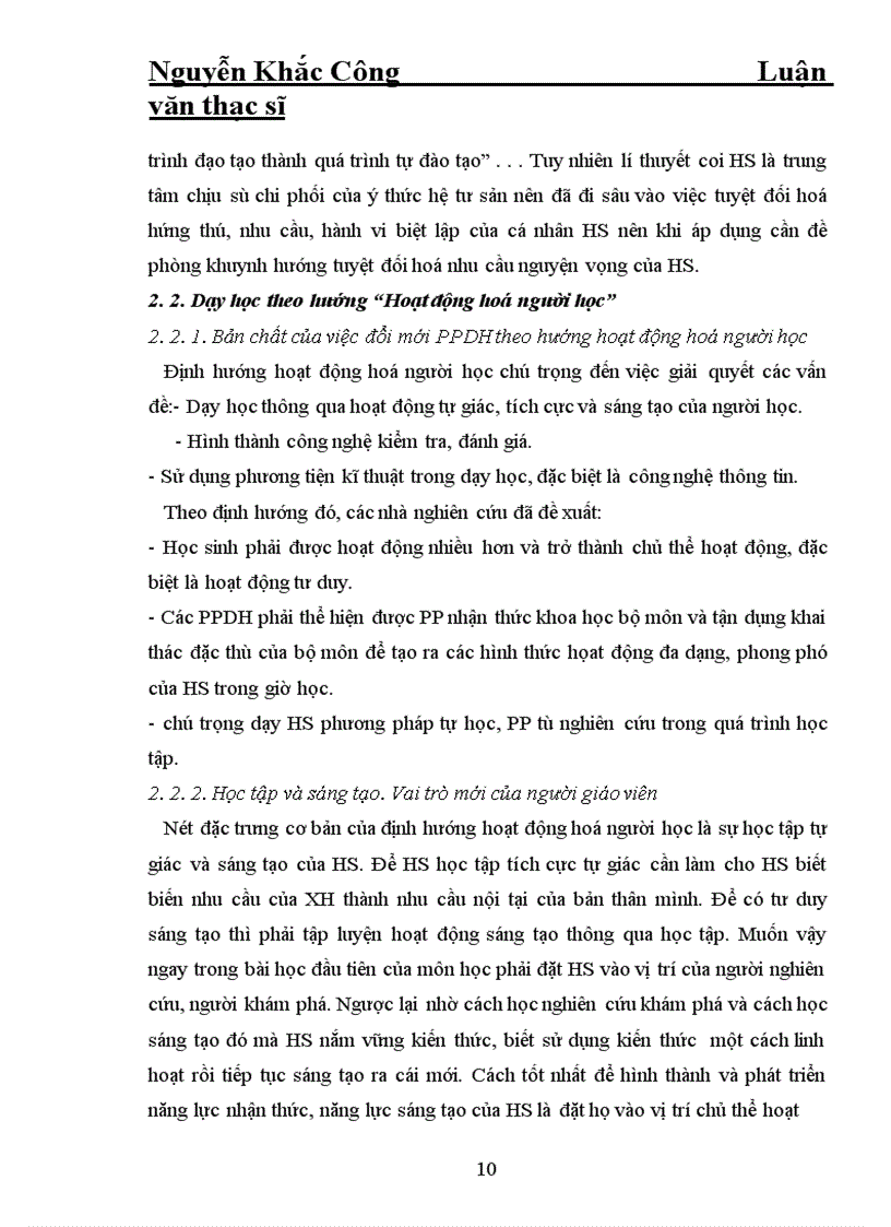 image for page Xu hướng đổi mới phương pháp dạy học hoá học ở trường phổ thông