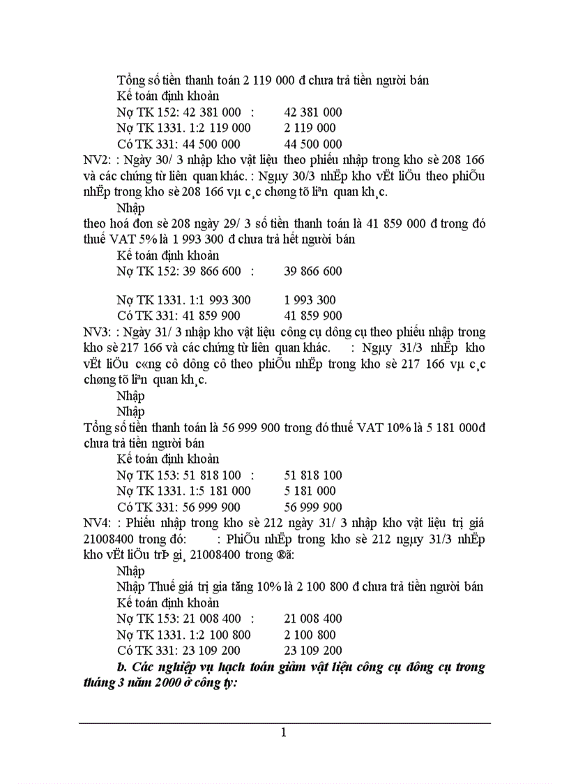 image for page Tổ chức công tác kế toán nguyên liệu vật liệu công cụ dụng cụ 1