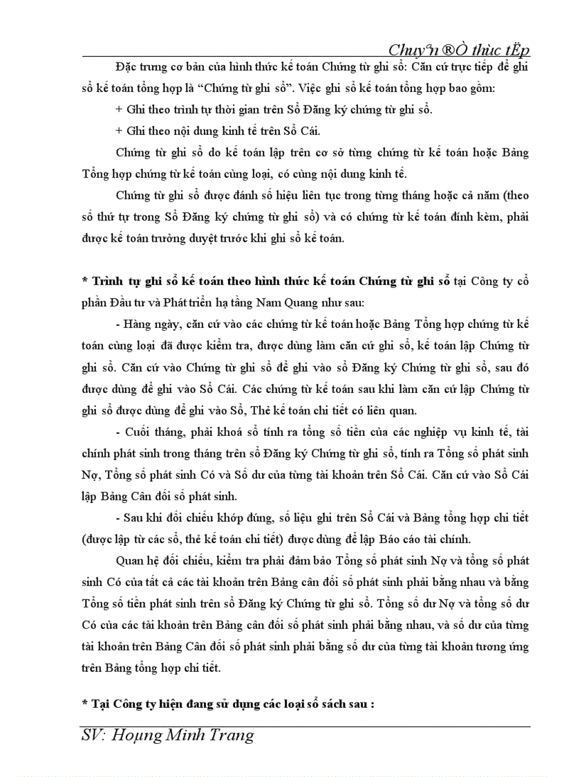 image for page Kế toán doanh thu chi phí và xác định kết quả kinh doanh tại Công ty cổ phần Đầu tư và Phát triển hạ tầng Nam Quang 1