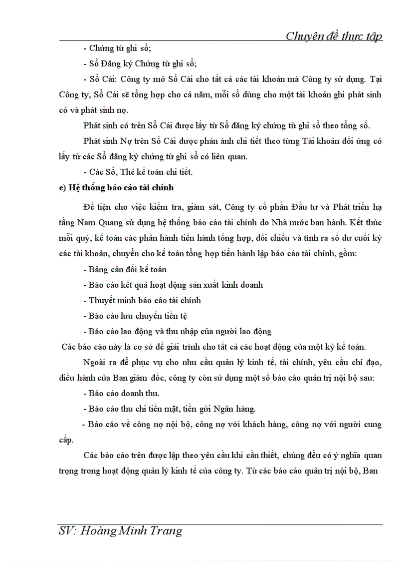 image for page Kế toán doanh thu chi phí và xác định kết quả kinh doanh tại Công ty cổ phần Đầu tư và Phát triển hạ tầng Nam Quang 1