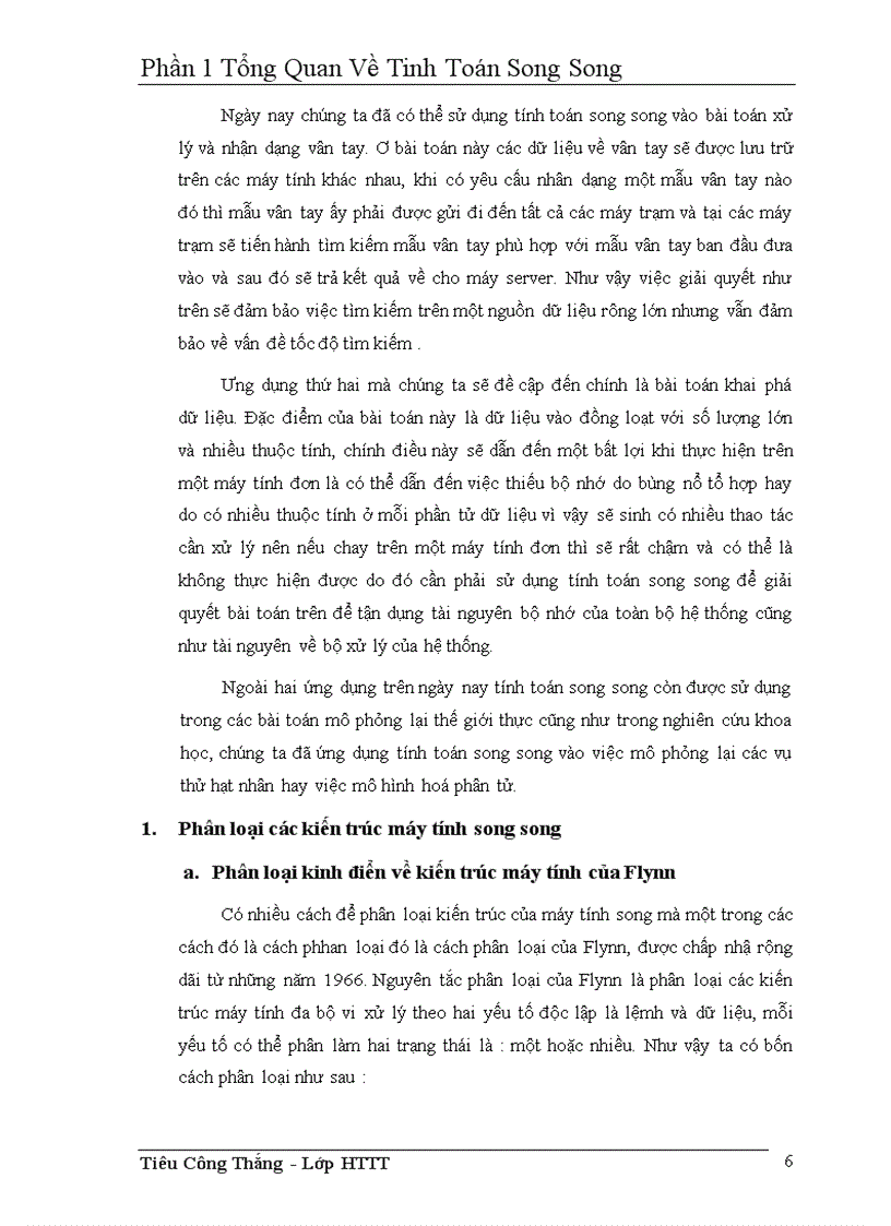 image for page Tổng Quan Về Tinh Toán Song Song