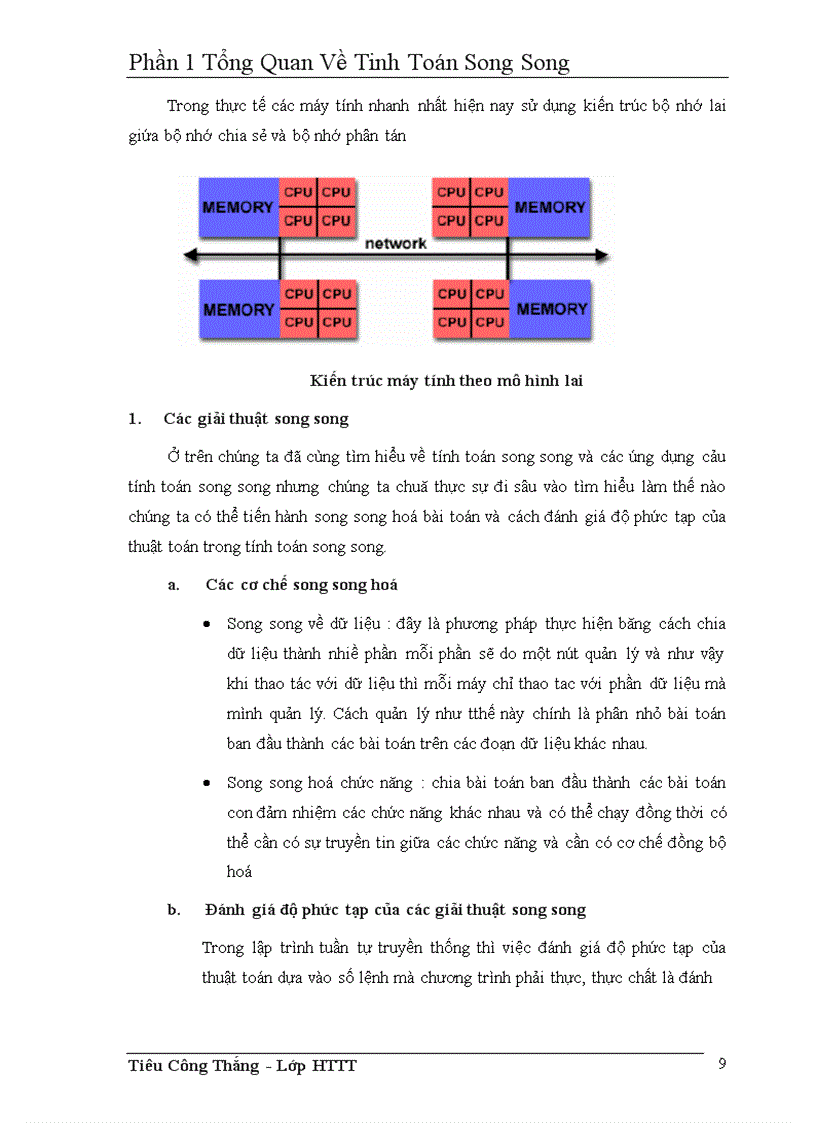 image for page Tổng Quan Về Tinh Toán Song Song