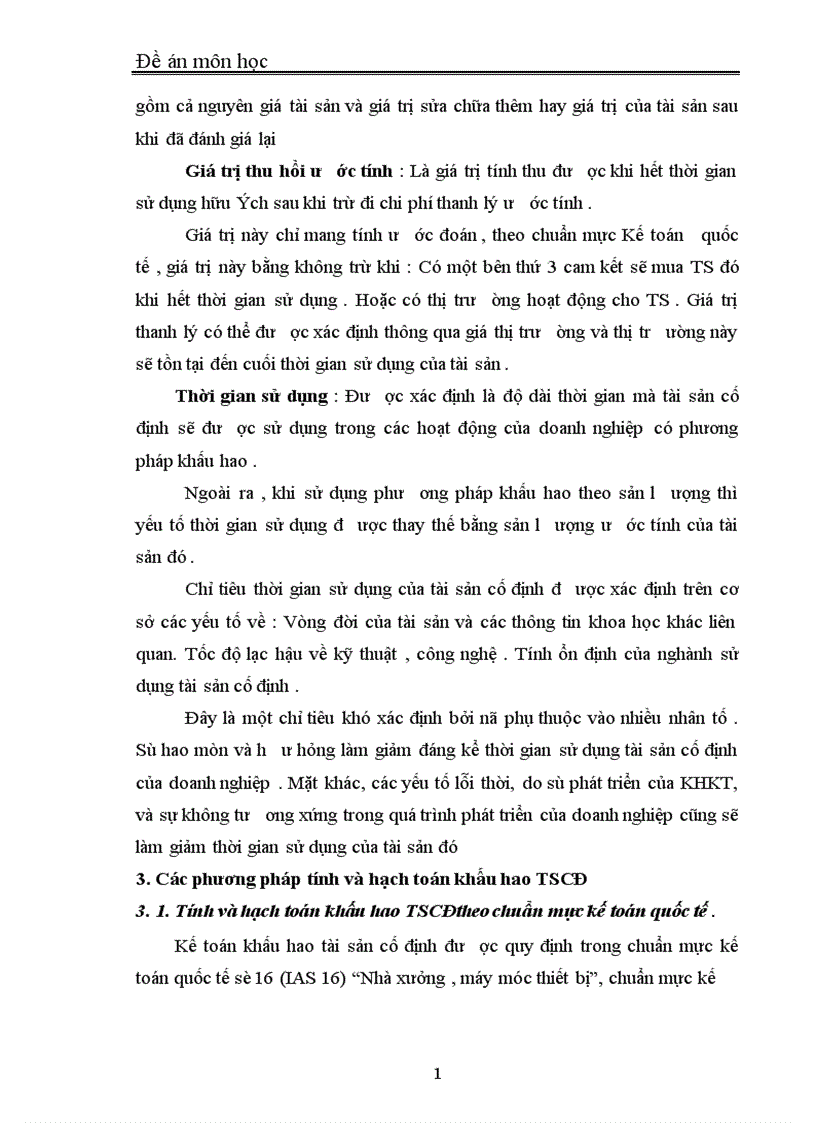 image for page Tính và hạch toán khấu hao TSCĐtheo chuẩn mực kế toán quốc tế