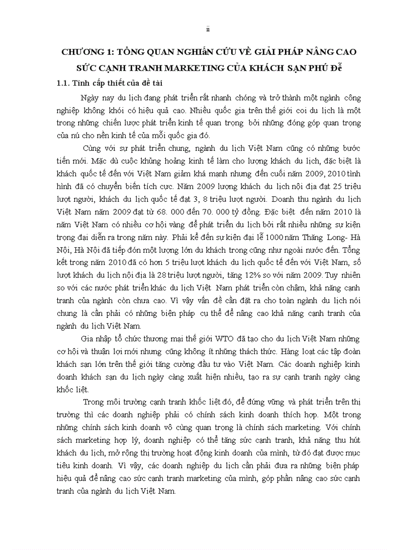 image for page Giải pháp nâng cao sức cạnh tranh marketing của khách sạn Phú Đô