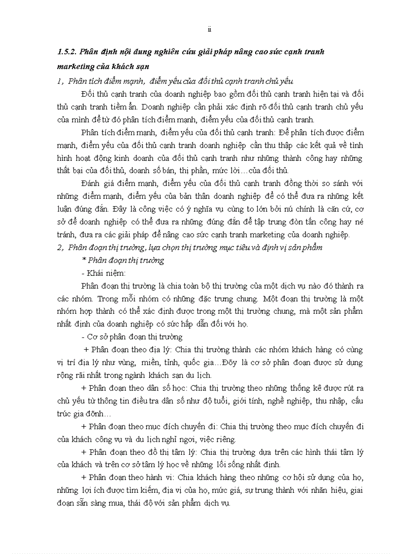 image for page Giải pháp nâng cao sức cạnh tranh marketing của khách sạn Phú Đô