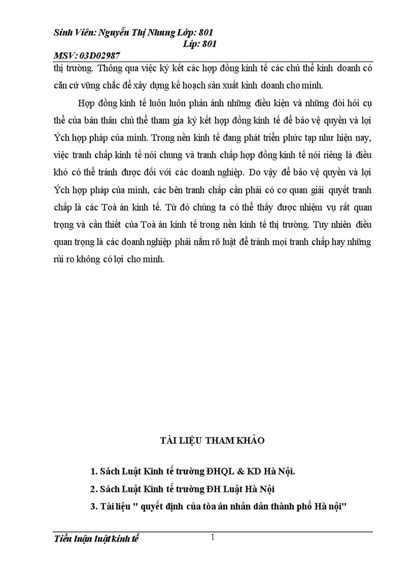 image for page Trình bày một bản hợp đồng mua bán hàng hóa giữa 2 công ty Việt Nam Quá trình thực hiện xảy ra tranh chấp đưa ra tòa thụ lý đã có phán quyết của tòa án Phân tích phán quyết của tòa án 1