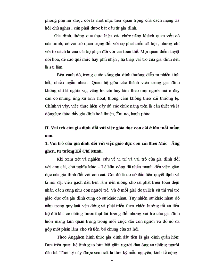 image for page Vai trò của gia đình đối với việc giáo dục con cái ở lứa tuổi mầm non