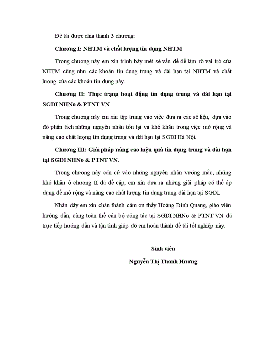 image for page Giải pháp mở rộng quy mô và nâng cao chất lượng tín dụng trung dài hạn tại Sở Giao Dịch I NHNo PTNT VN 1