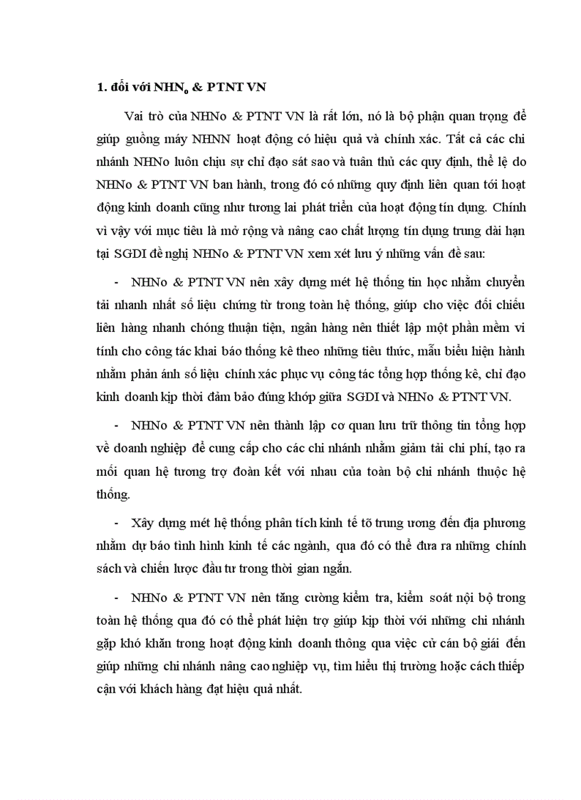 image for page Giải pháp mở rộng quy mô và nâng cao chất lượng tín dụng trung dài hạn tại Sở Giao Dịch I NHNo PTNT VN 1