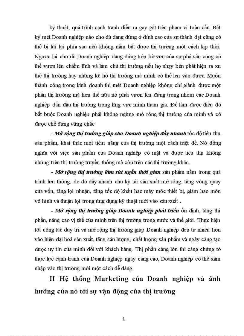 image for page Các ải pháp Marketing nhằm duy trì và mở rộng thị trường của công ty Điện Cơ Thống