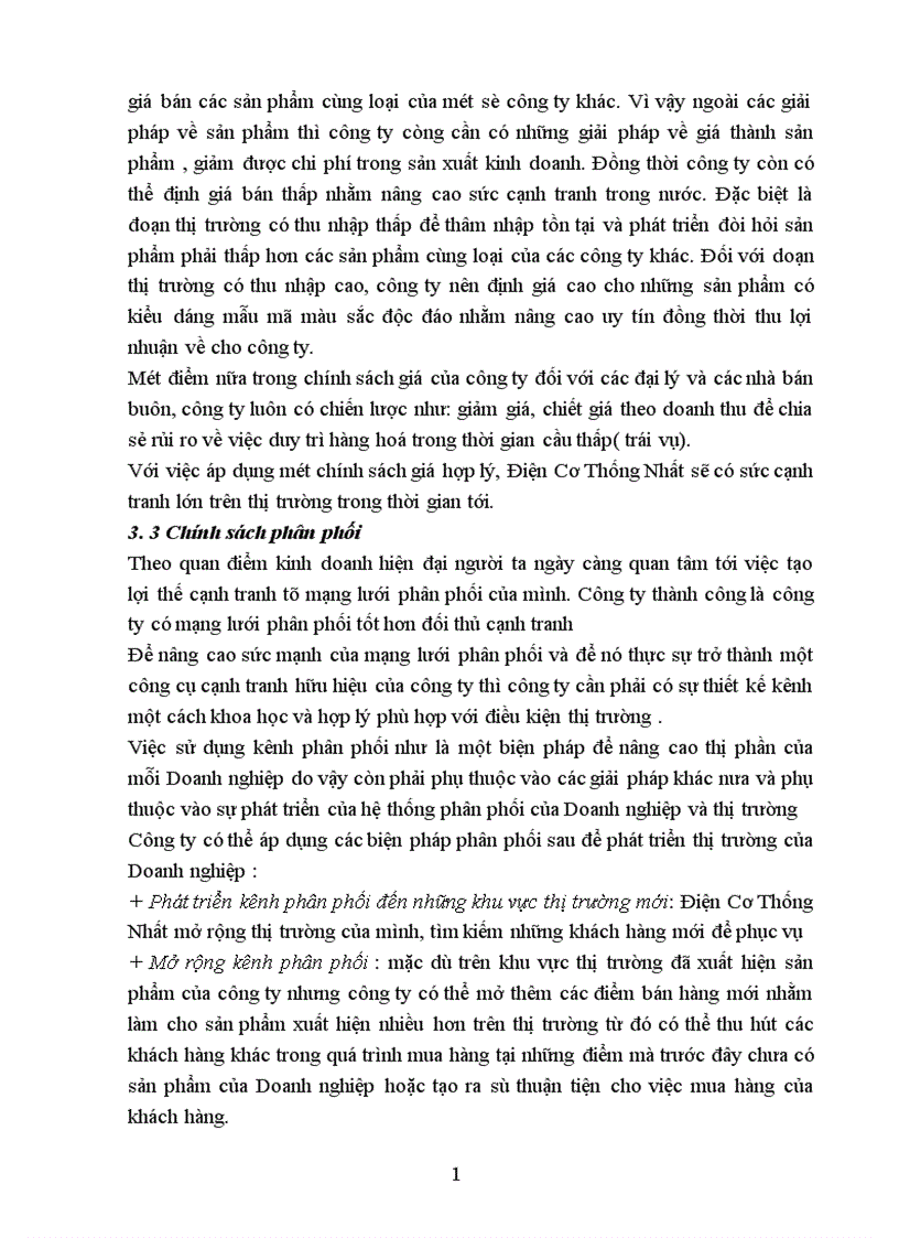 image for page Các ải pháp Marketing nhằm duy trì và mở rộng thị trường của công ty Điện Cơ Thống