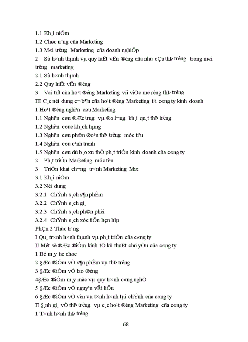 image for page Các ải pháp Marketing nhằm duy trì và mở rộng thị trường của công ty Điện Cơ Thống