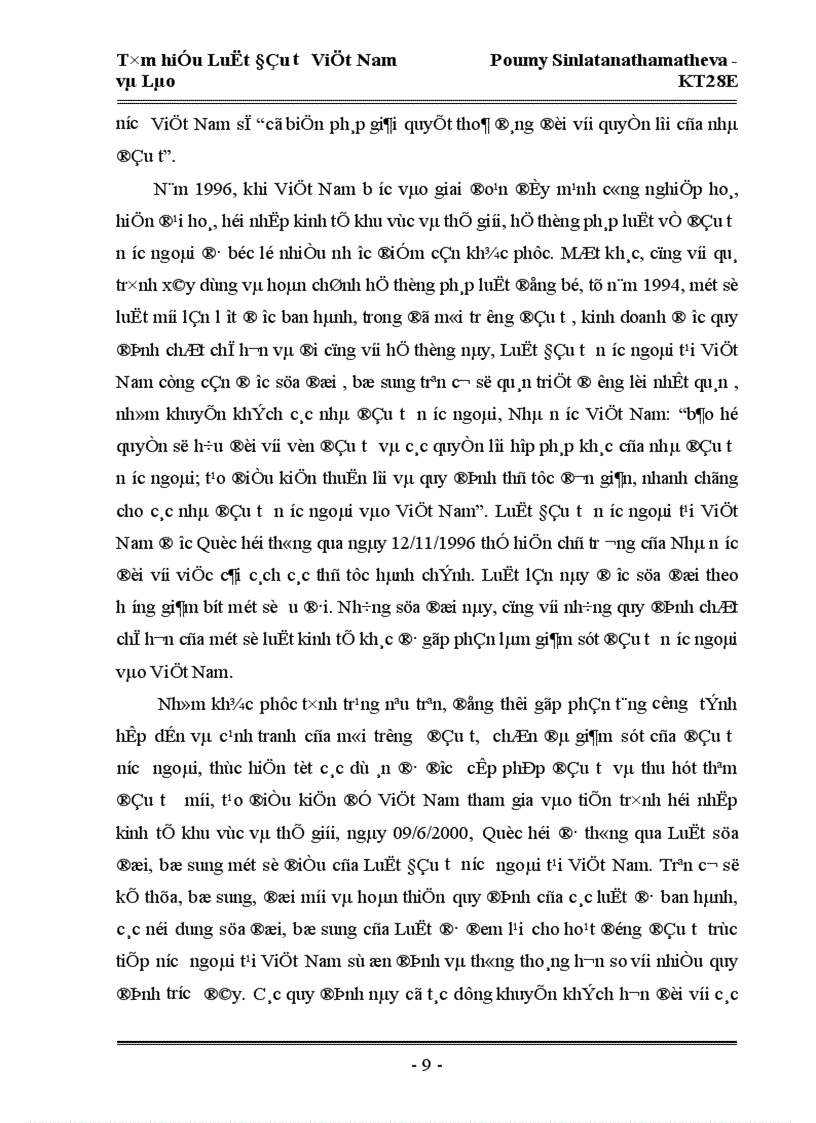 image for page Tìm hiểu pháp luật đầu tư của Việt Nam trong sự so sánh với pháp luật đầu tư của Lào 1