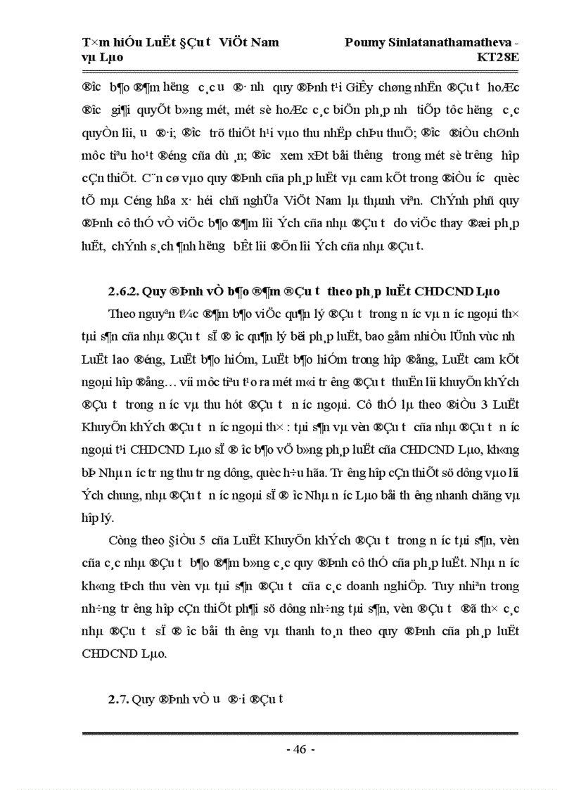 image for page Tìm hiểu pháp luật đầu tư của Việt Nam trong sự so sánh với pháp luật đầu tư của Lào 1