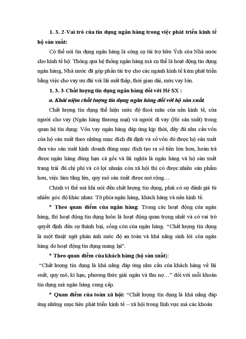 image for page Giải pháp nâng cao chất lượng tín dụng đối với hộ sản xuất tại Ngân hàng No PTNT huyện Mộc Châu 1