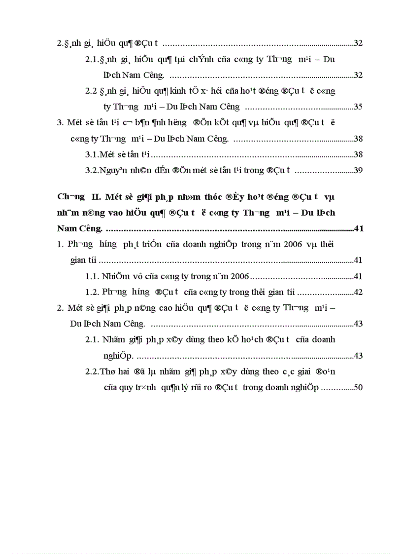 image for page Thực trạng đầu tư và hiệu quả đầu tư tại công ty Thương mại Du lịch Nam Cường