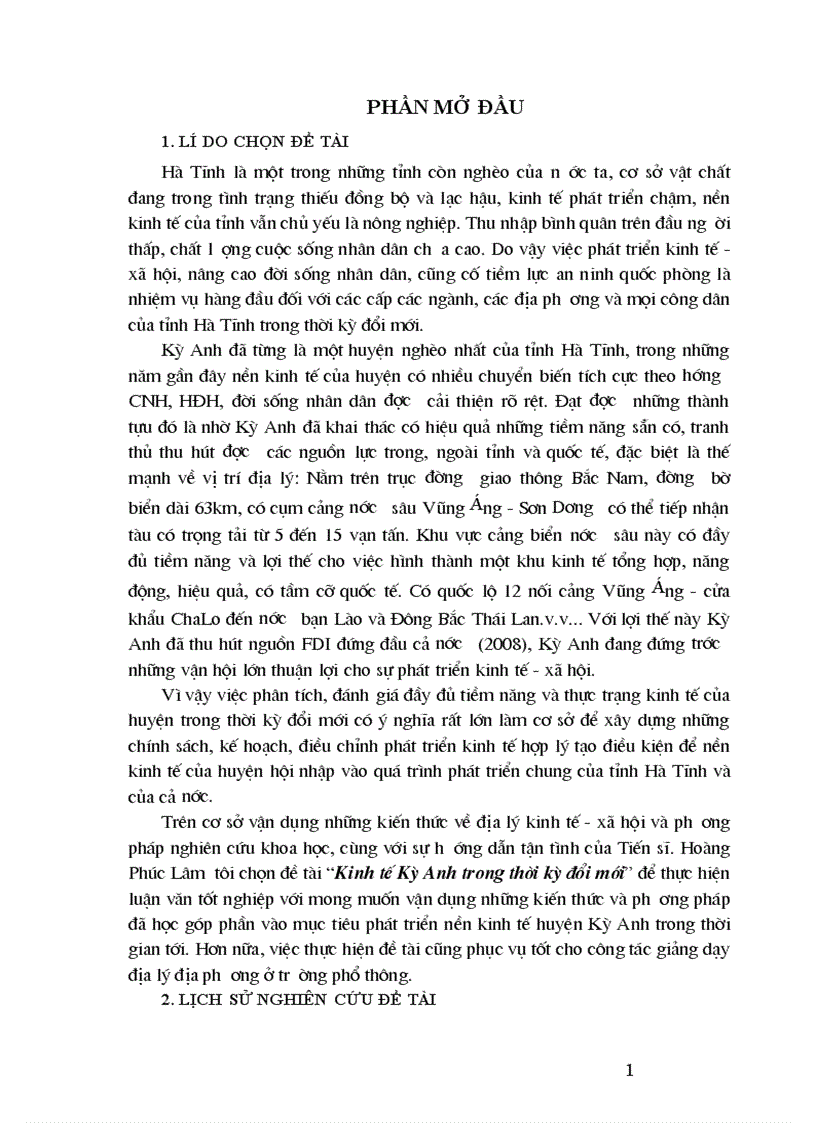 image for page Kinh tế Kỳ Anh trong thời kỳ đổi mới 1