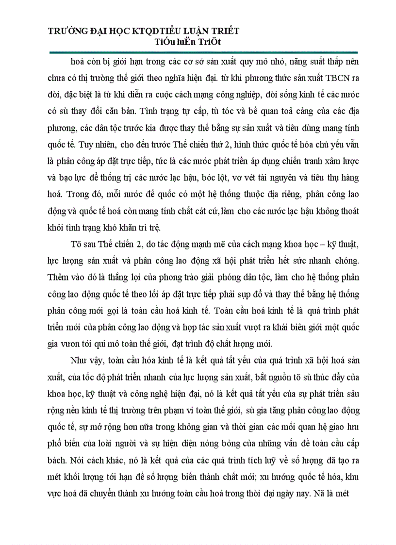 image for page Việt Nam trong xu thế hội nhập và phát triển dưới con mắt triết học 1