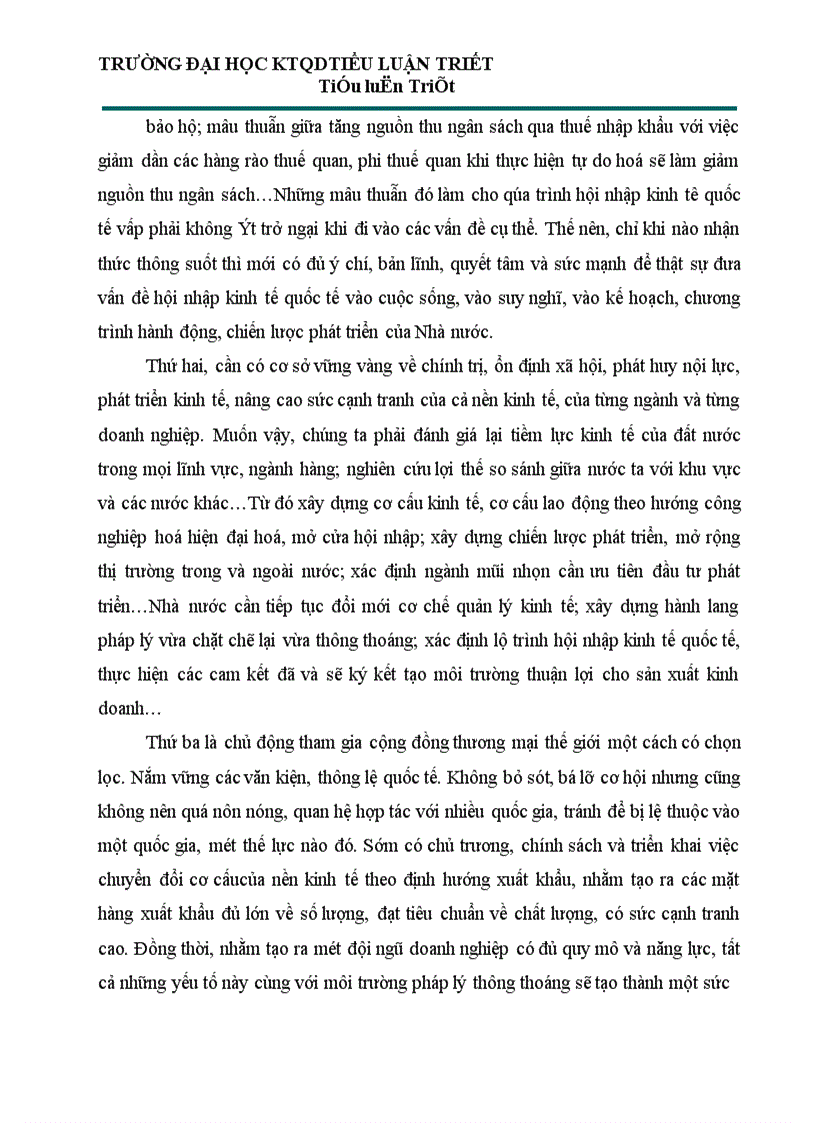 image for page Việt Nam trong xu thế hội nhập và phát triển dưới con mắt triết học 1