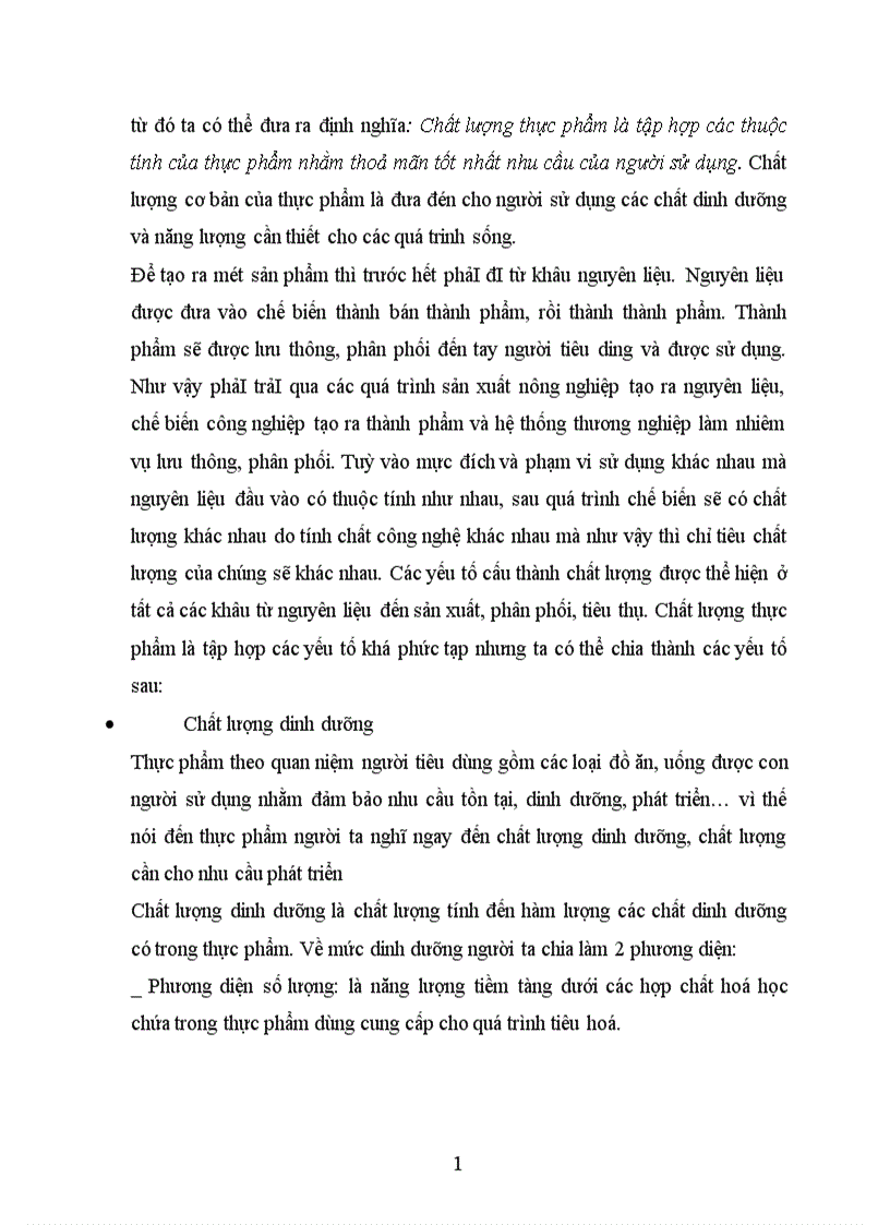 image for page Thực trạng và giải pháp nâng cao chất lượng thực phẩm ở nước ta hiện nay 1