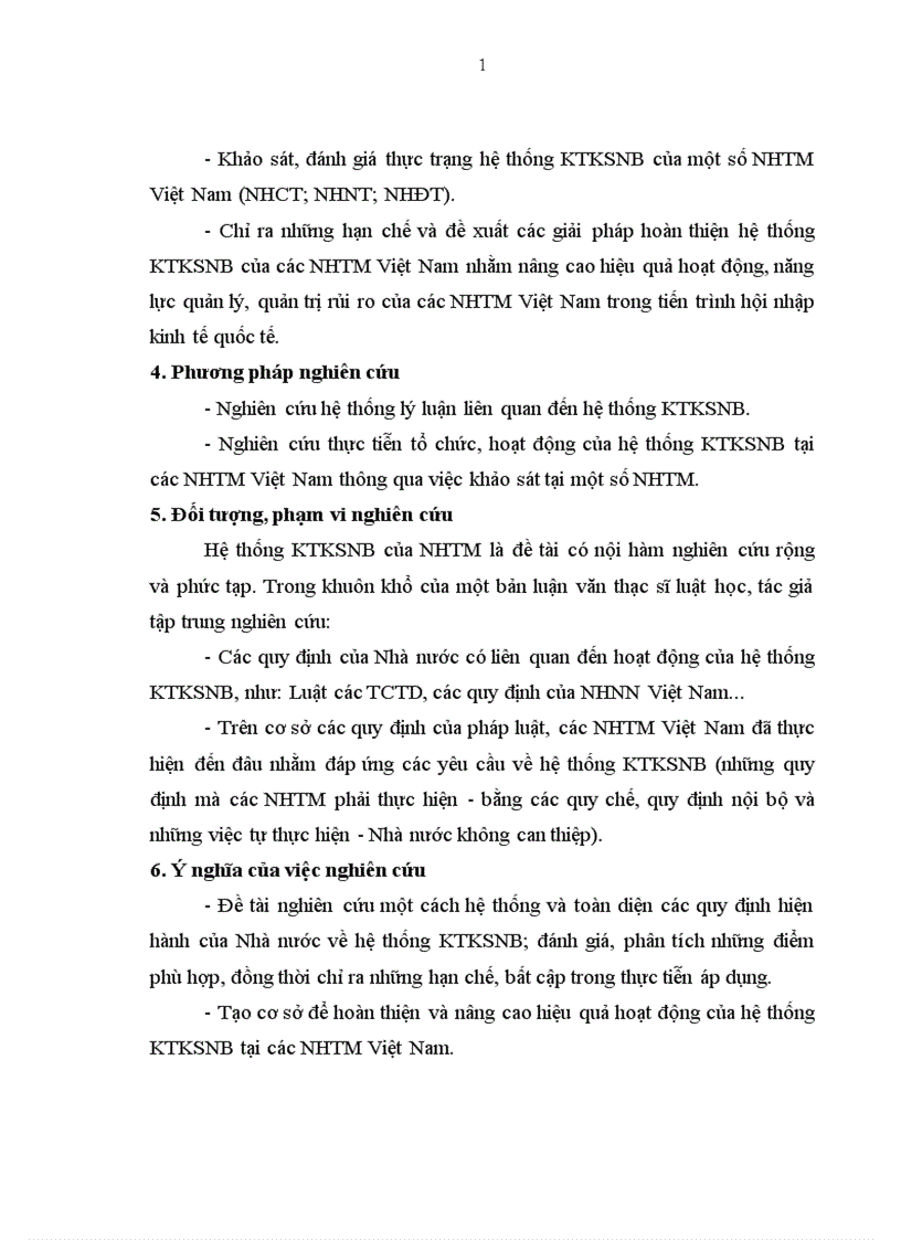 image for page Pháp luật điều chỉnh hệ thống kiểm tra kiểm soát nội bộ của ngân hàng thương mại và hoạt động của hệ thống kiểm tra kiểm soát nội bộ