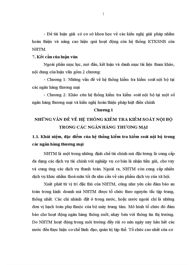 image for page Pháp luật điều chỉnh hệ thống kiểm tra kiểm soát nội bộ của ngân hàng thương mại và hoạt động của hệ thống kiểm tra kiểm soát nội bộ