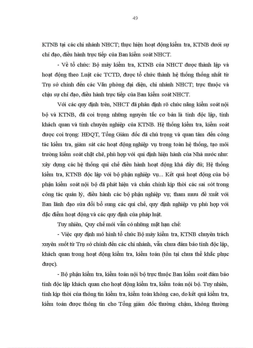 image for page Pháp luật điều chỉnh hệ thống kiểm tra kiểm soát nội bộ của ngân hàng thương mại và hoạt động của hệ thống kiểm tra kiểm soát nội bộ