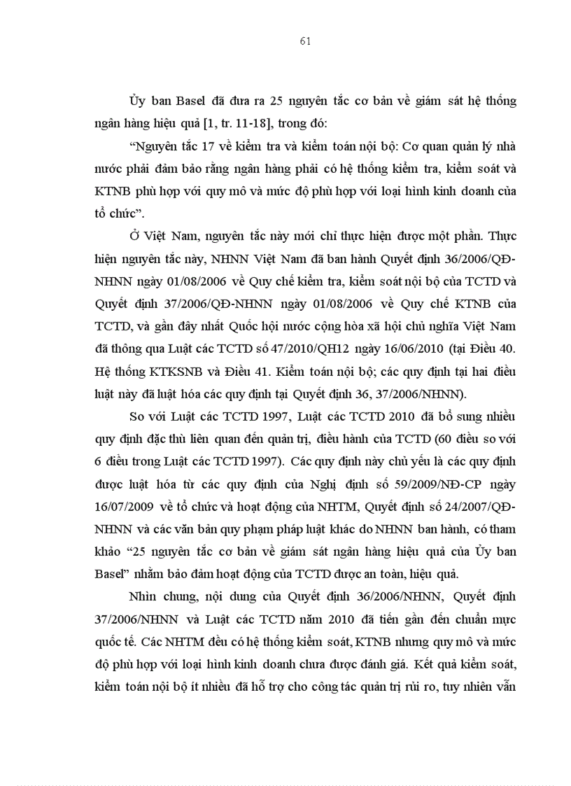 image for page Pháp luật điều chỉnh hệ thống kiểm tra kiểm soát nội bộ của ngân hàng thương mại và hoạt động của hệ thống kiểm tra kiểm soát nội bộ