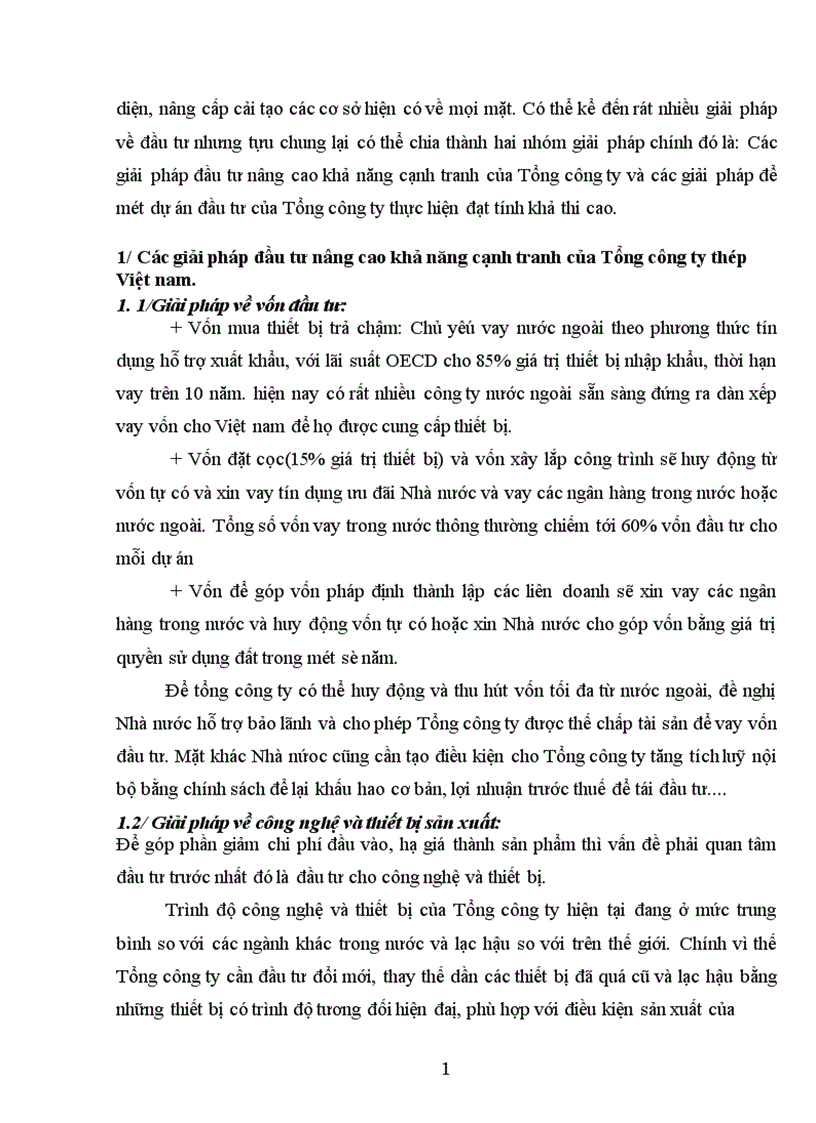 image for page Đầu tư nâng cao khả năng cạnh tranh của Tổng công ty thép Việt nam