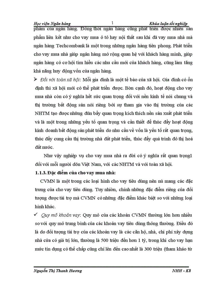 image for page Giải pháp mở rộng cho vay mua nhà tại ngân hàng Techcombank chi nhánh Láng Hạ 1