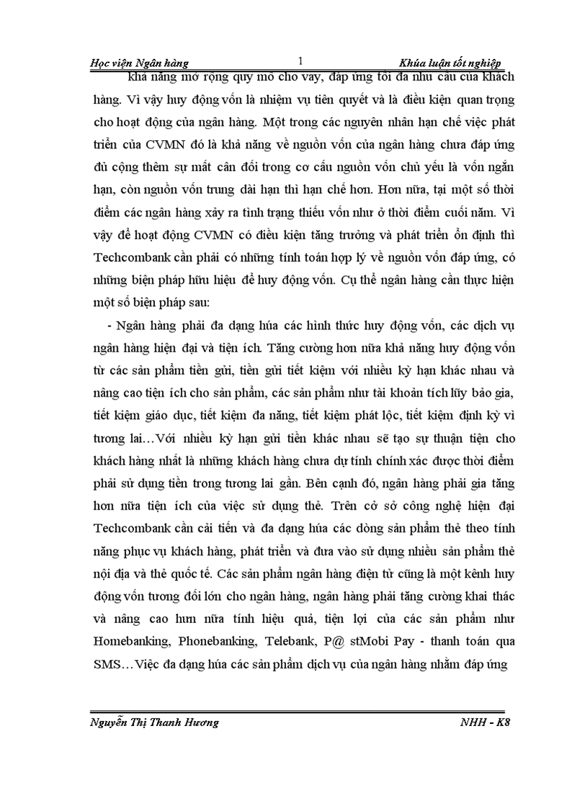 image for page Giải pháp mở rộng cho vay mua nhà tại ngân hàng Techcombank chi nhánh Láng Hạ 1