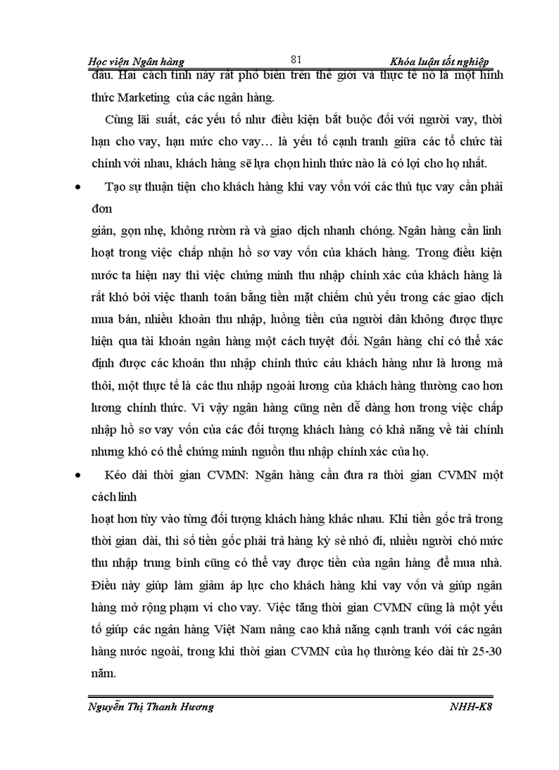 image for page Giải pháp mở rộng cho vay mua nhà tại ngân hàng Techcombank chi nhánh Láng Hạ 1