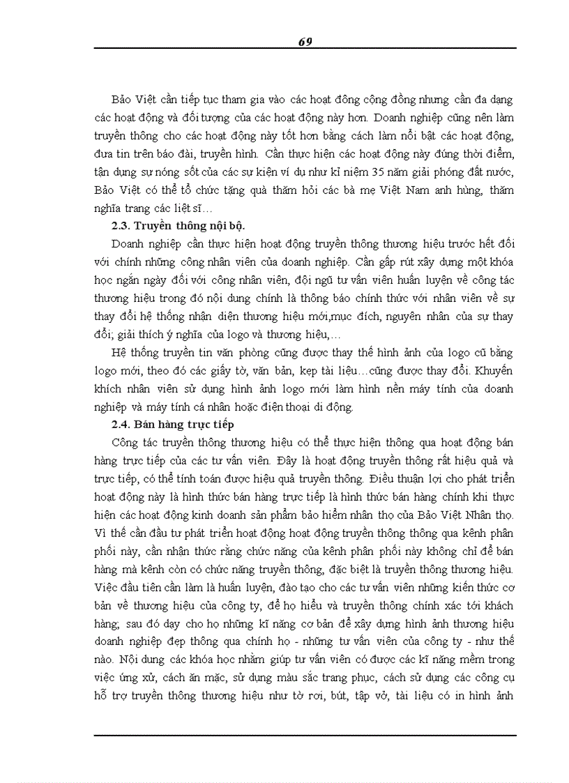 image for page Hoạt động truyền thông thương hiệu tại Tổng công ty Bảo Việt Nhân thọ 1