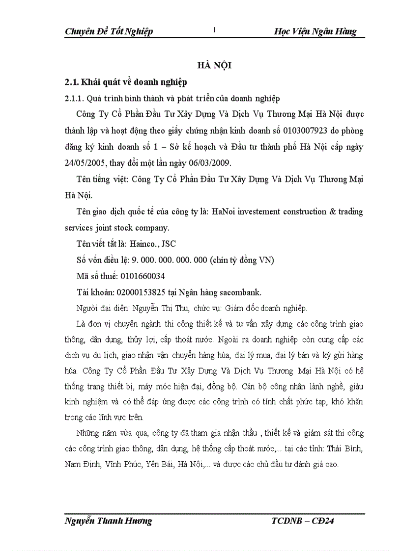 image for page Giải pháp chủ yếu nhằm nâng cao hiệu quả sử dụng vốn kinh doanh tại Công Ty Cổ Phần Đầu Tư Xây Dựng Và Dịch Vụ Thương Mại Hà Nội 1