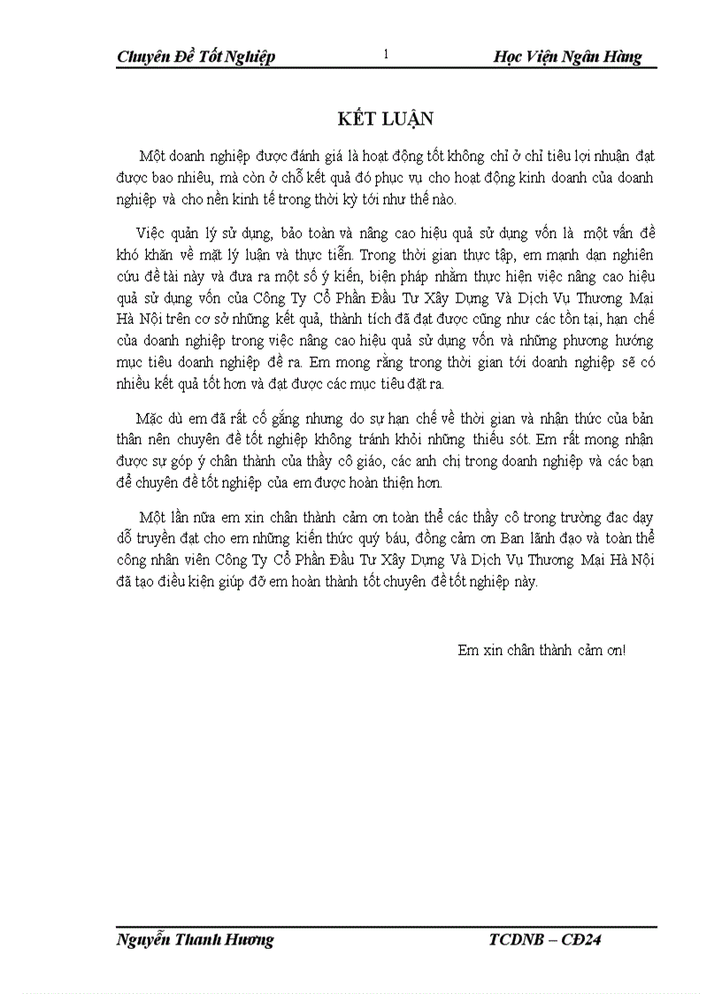 image for page Giải pháp chủ yếu nhằm nâng cao hiệu quả sử dụng vốn kinh doanh tại Công Ty Cổ Phần Đầu Tư Xây Dựng Và Dịch Vụ Thương Mại Hà Nội 1