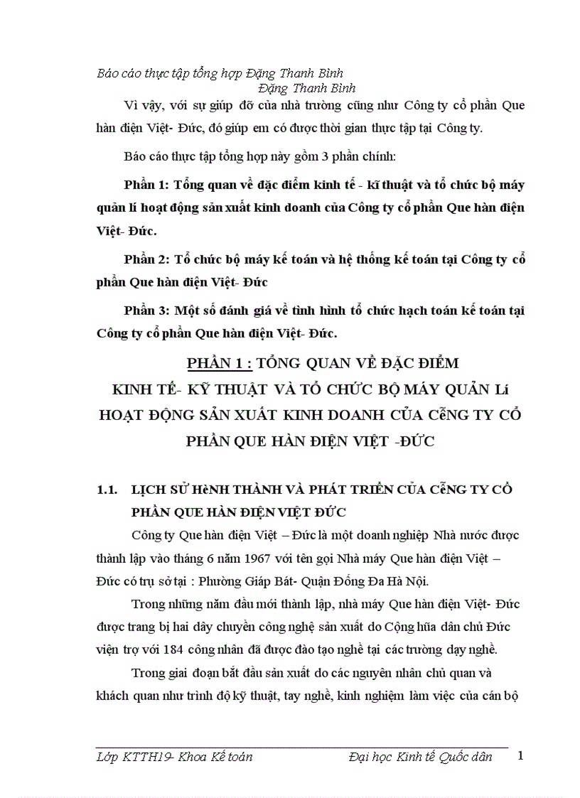 TỔ chức bộ máy kế toán và hệ thống kế toán tại công ty cổ phần que hàn điện việt đứcp