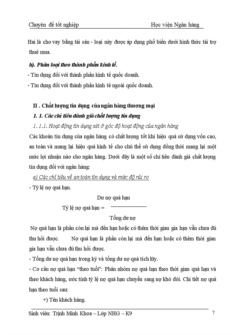 image for page Giải pháp nâng cao chất lượng tín dụng đối với các doanh nghiệp vừa và nhỏ tại sở giao dịch ngân hàng thương mại cổ phần ngoại thương