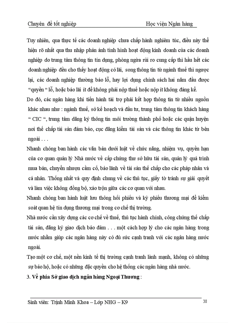 image for page Giải pháp nâng cao chất lượng tín dụng đối với các doanh nghiệp vừa và nhỏ tại sở giao dịch ngân hàng thương mại cổ phần ngoại thương