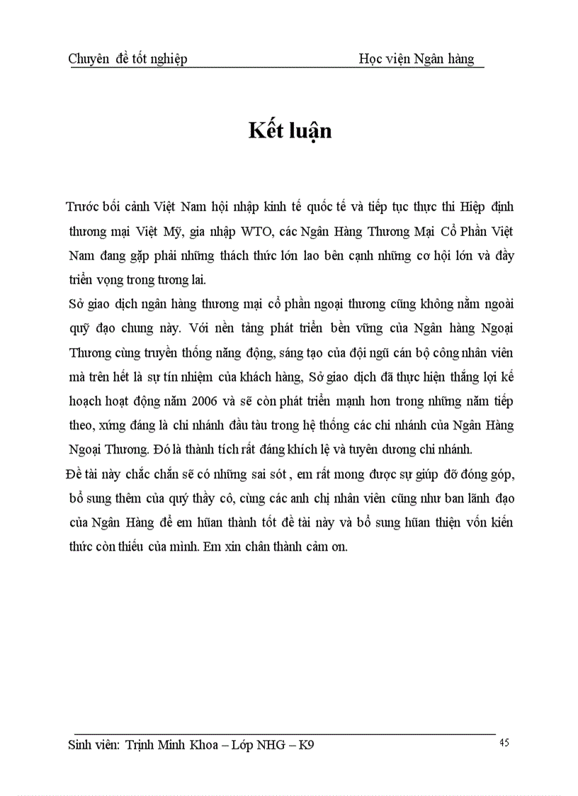 image for page Giải pháp nâng cao chất lượng tín dụng đối với các doanh nghiệp vừa và nhỏ tại sở giao dịch ngân hàng thương mại cổ phần ngoại thương