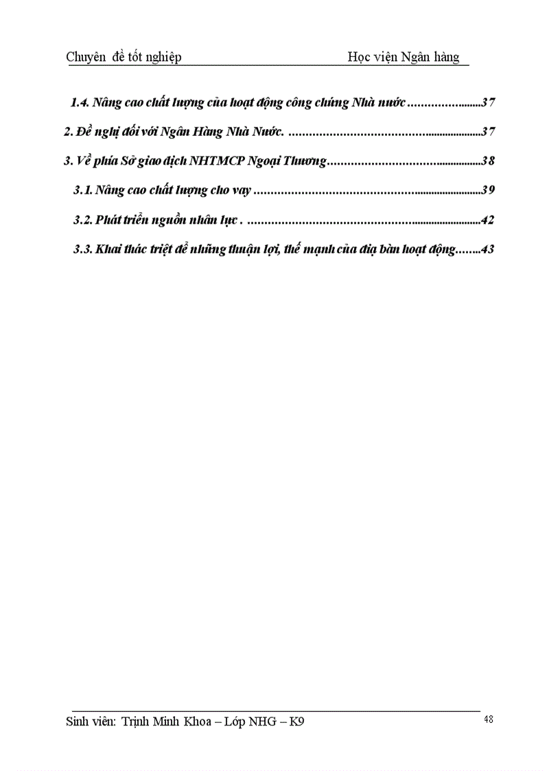 image for page Giải pháp nâng cao chất lượng tín dụng đối với các doanh nghiệp vừa và nhỏ tại sở giao dịch ngân hàng thương mại cổ phần ngoại thương