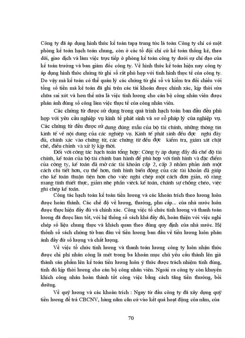 image for page Kế toan tiền lương và các khoản trích theo lương tại Công ty trách nhiệm hữu hạn Tân Trường Thành làm khoá luận tốt nghiệp 1