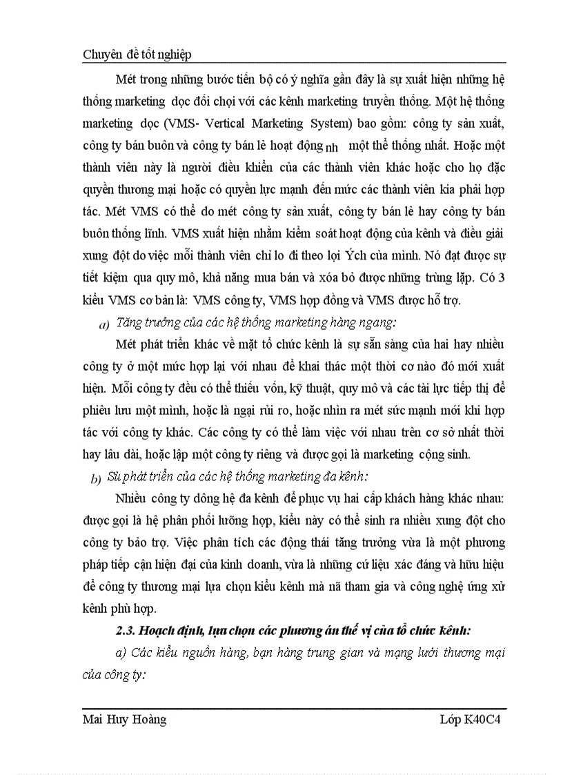 image for page Phát triển tổ chức kênh phân phối sản phẩm tại công ty Cổ Phần Thái Linh 1