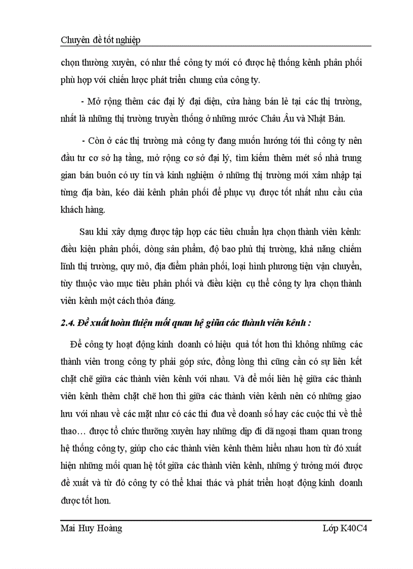 image for page Phát triển tổ chức kênh phân phối sản phẩm tại công ty Cổ Phần Thái Linh 1
