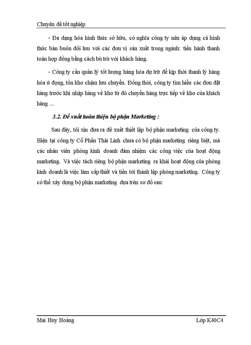 image for page Phát triển tổ chức kênh phân phối sản phẩm tại công ty Cổ Phần Thái Linh 1